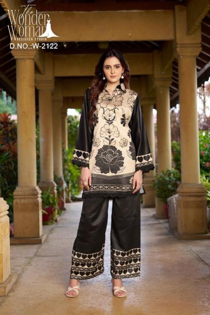 The wonder woman W-2122 coord set Wholesale Kurti manufacturer in hydrabad