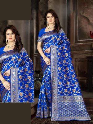 Triveni FF-29 banarasi silk Wholesale Saree delaer in india