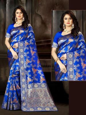 Triveni FF-30 banarasi silk Traditional Indian sarees wholesale