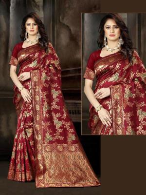 Triveni FF-30 banarasi silk Traditional Indian sarees wholesale