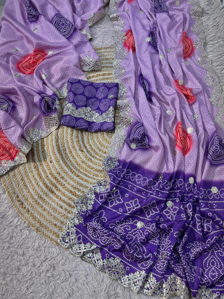 Vinayak bandej print Designer wholesale sarees in Mumbai