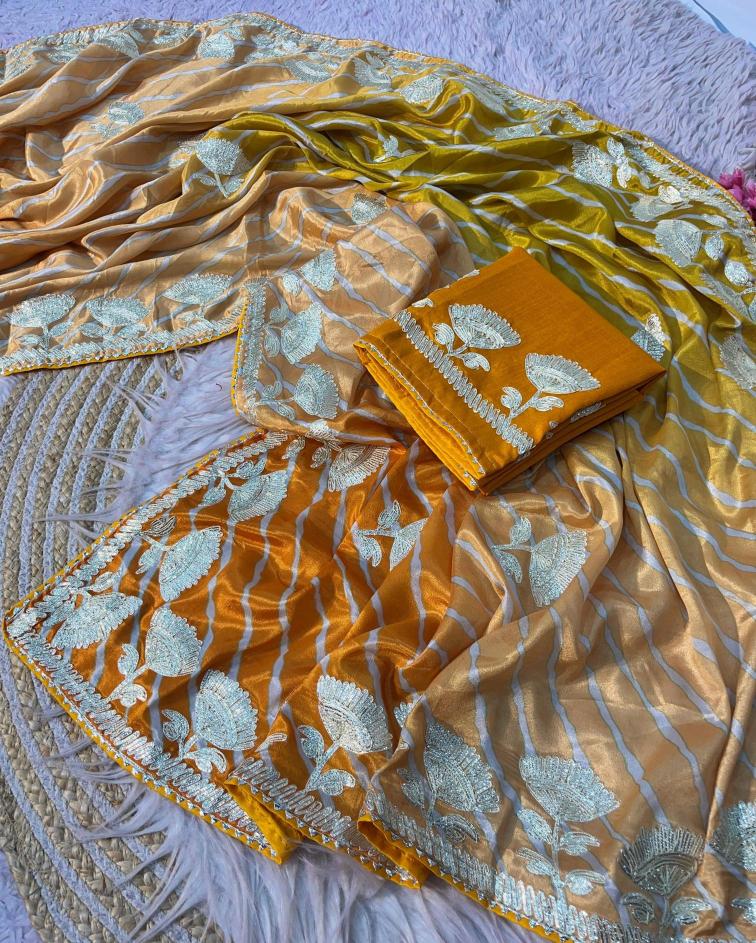 Vinayak traditional lehriya Bulk saree suppliers in kolkata