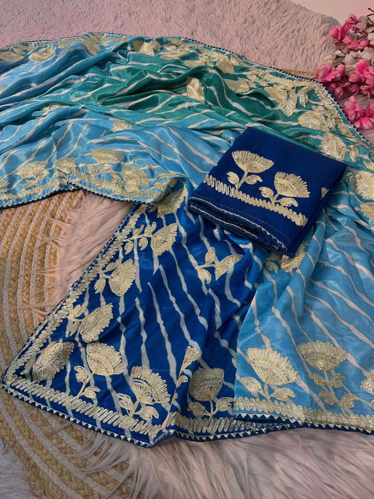 Vinayak traditional lehriya Bulk saree suppliers in kolkata
