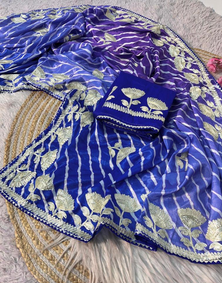 Vinayak traditional lehriya Bulk saree suppliers in kolkata
