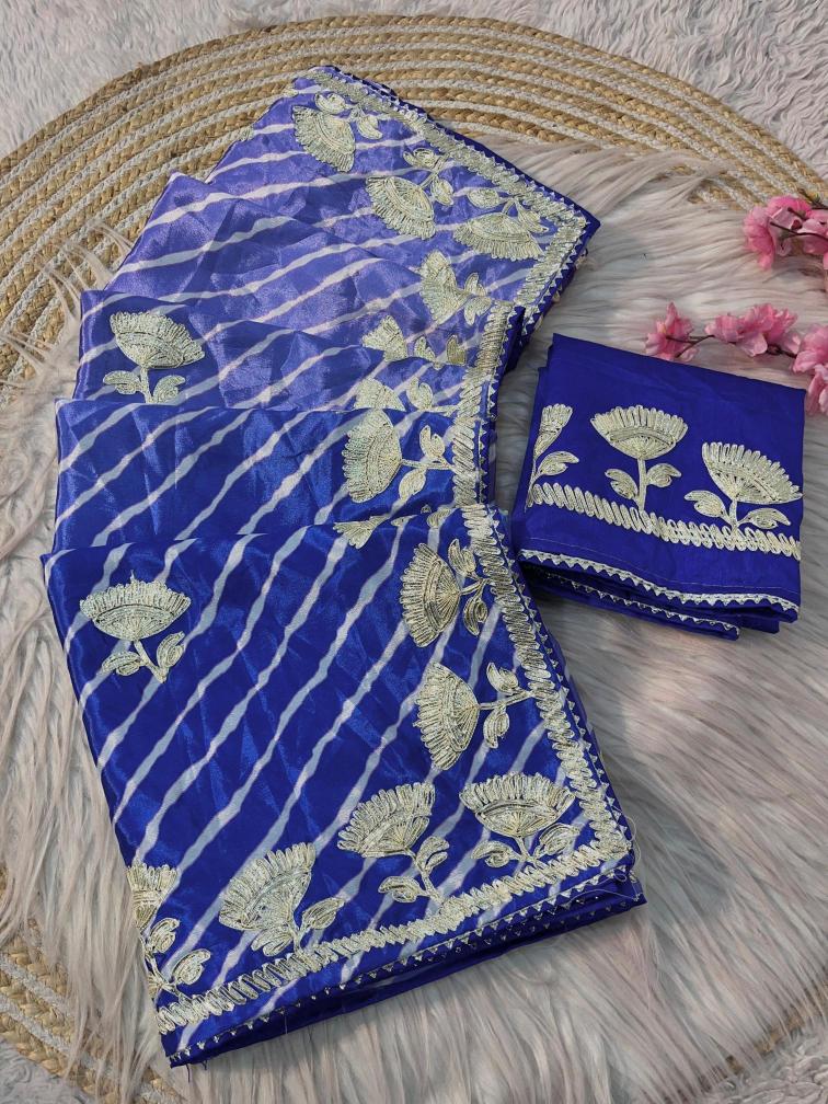 Vinayak traditional lehriya Bulk saree suppliers in kolkata