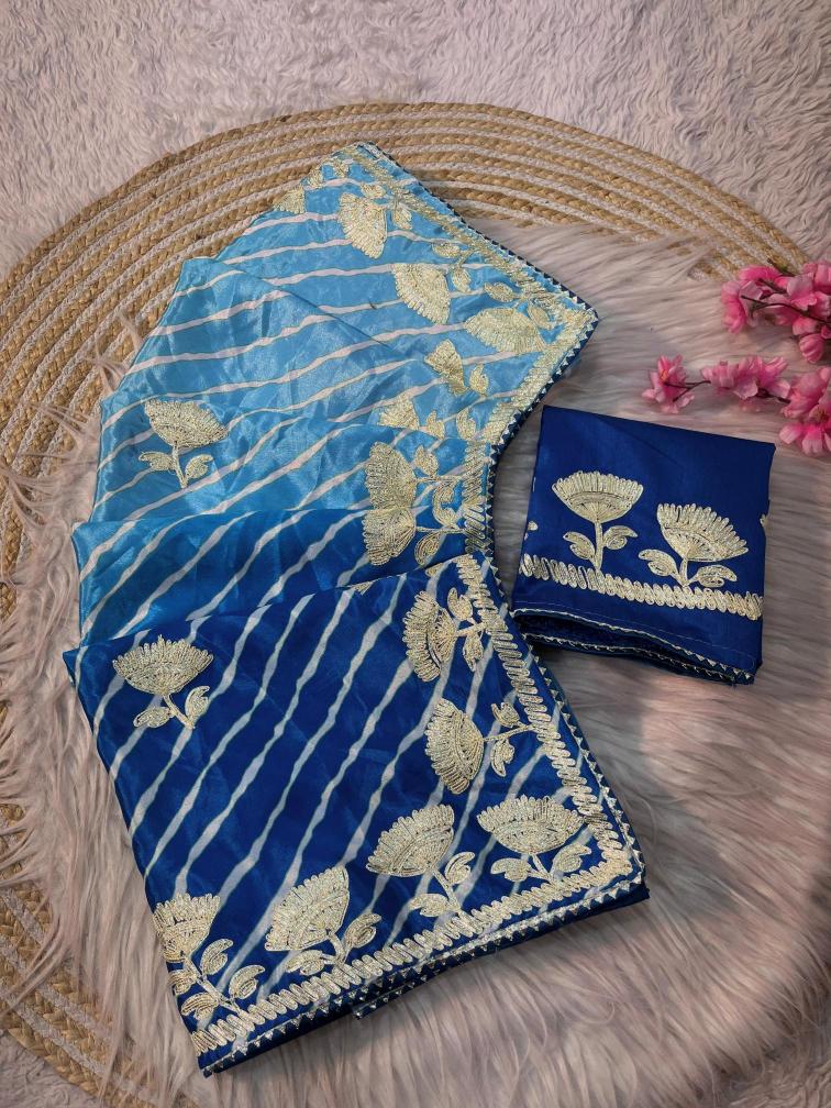 Vinayak traditional lehriya Bulk saree suppliers in kolkata