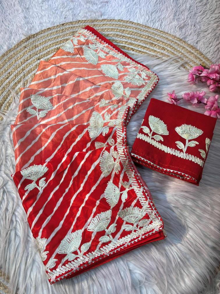 Vinayak traditional lehriya Bulk saree suppliers in kolkata