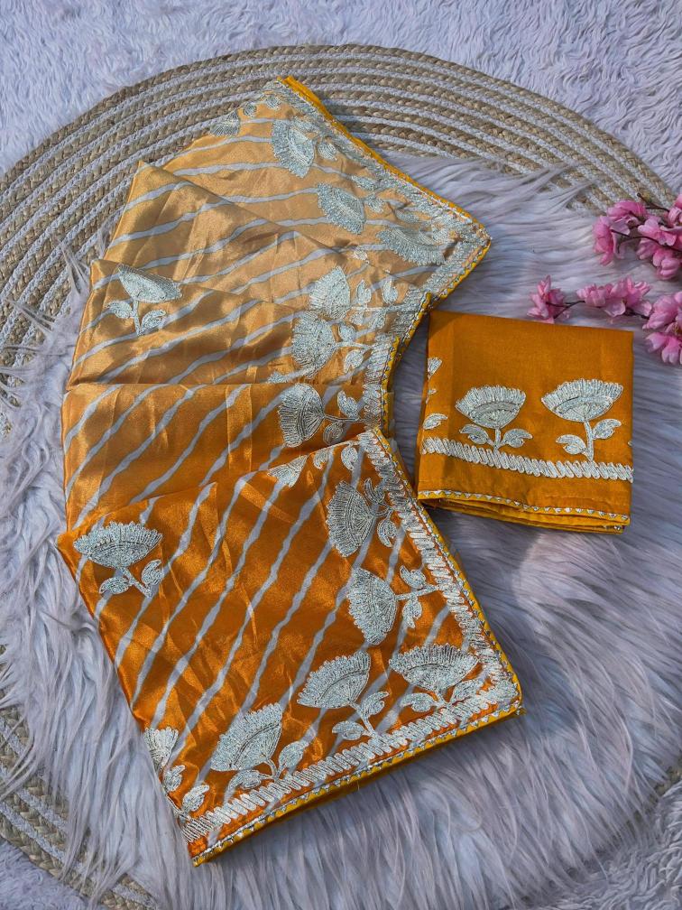 Vinayak traditional lehriya Bulk saree suppliers in kolkata