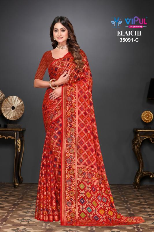 Vipul Elaichi 35091 A To D Hyderabad wholesale saree market