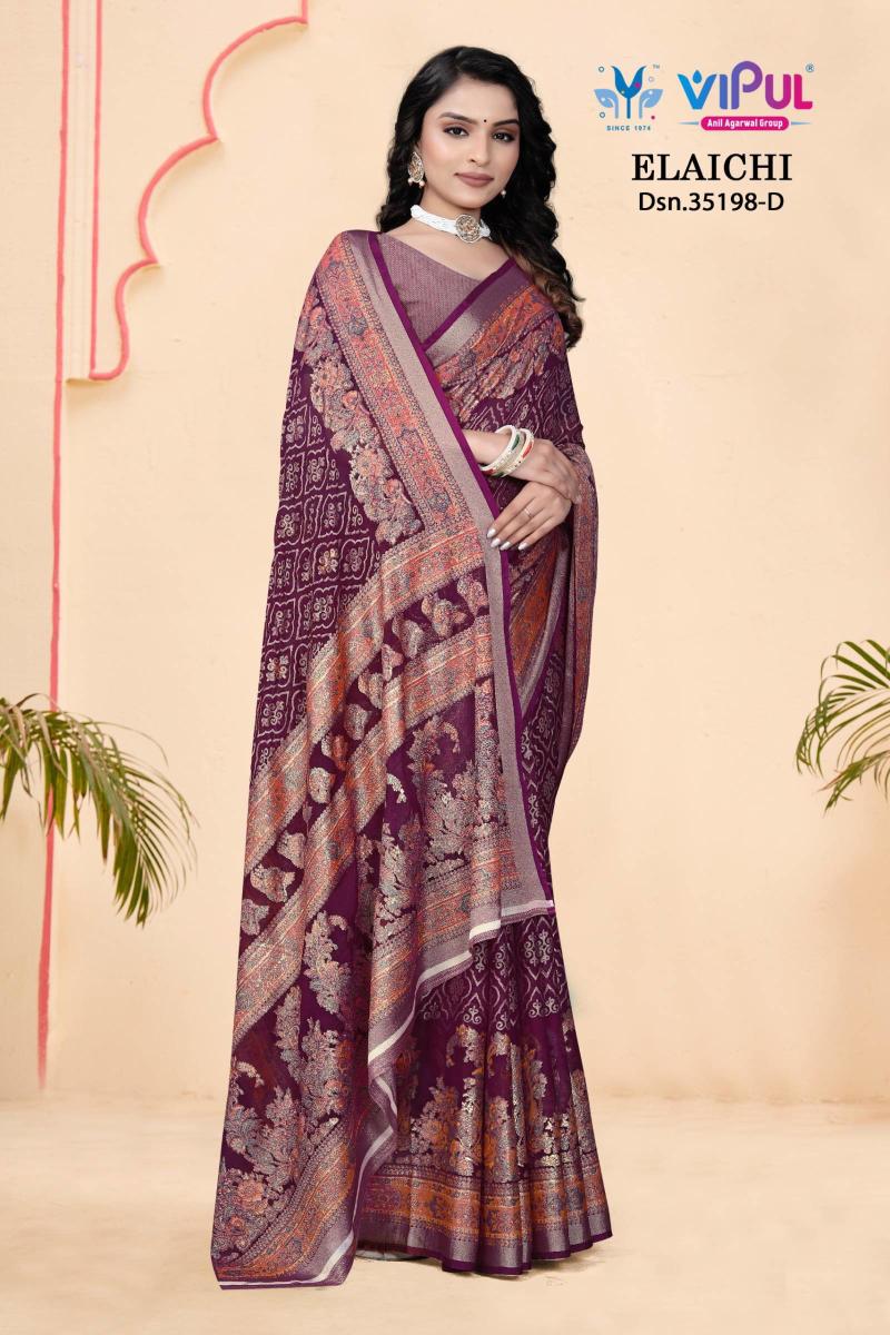 Vipul Elaichi 35226 A To D Kolkata wholesale saree market