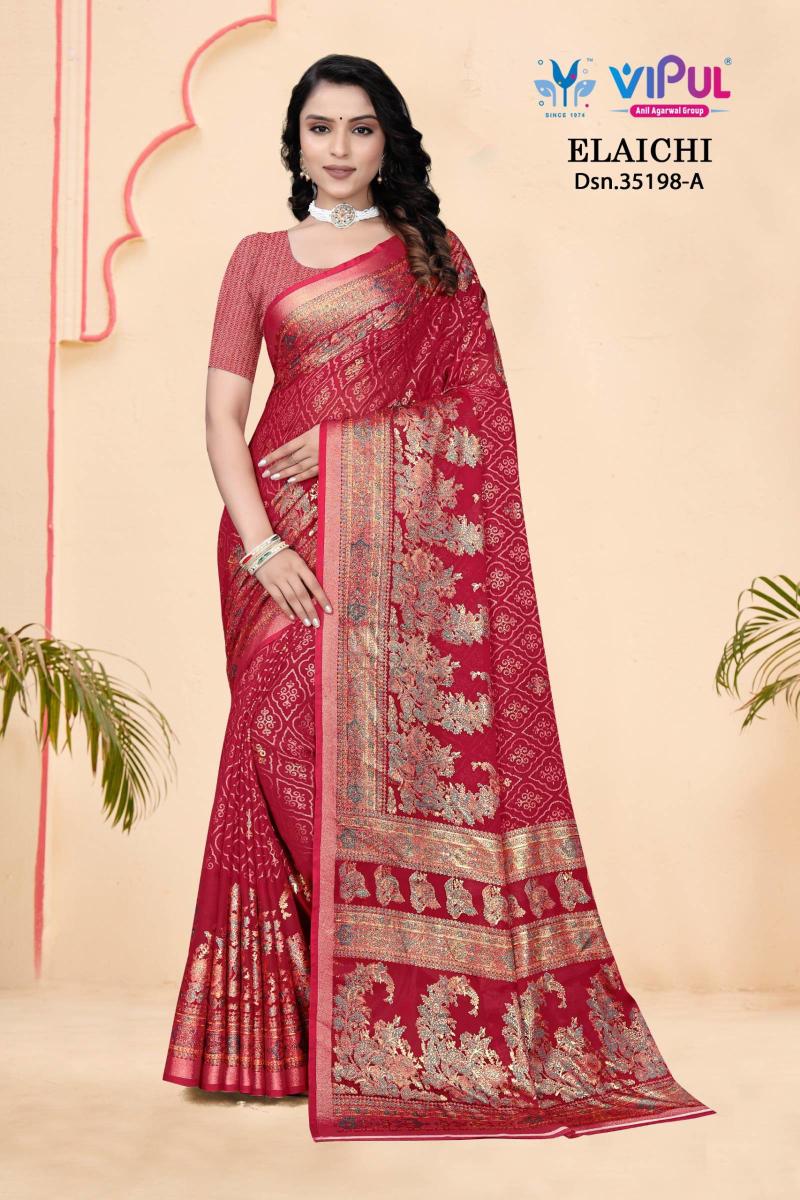 Vipul Elaichi 35226 A To D Kolkata wholesale saree market