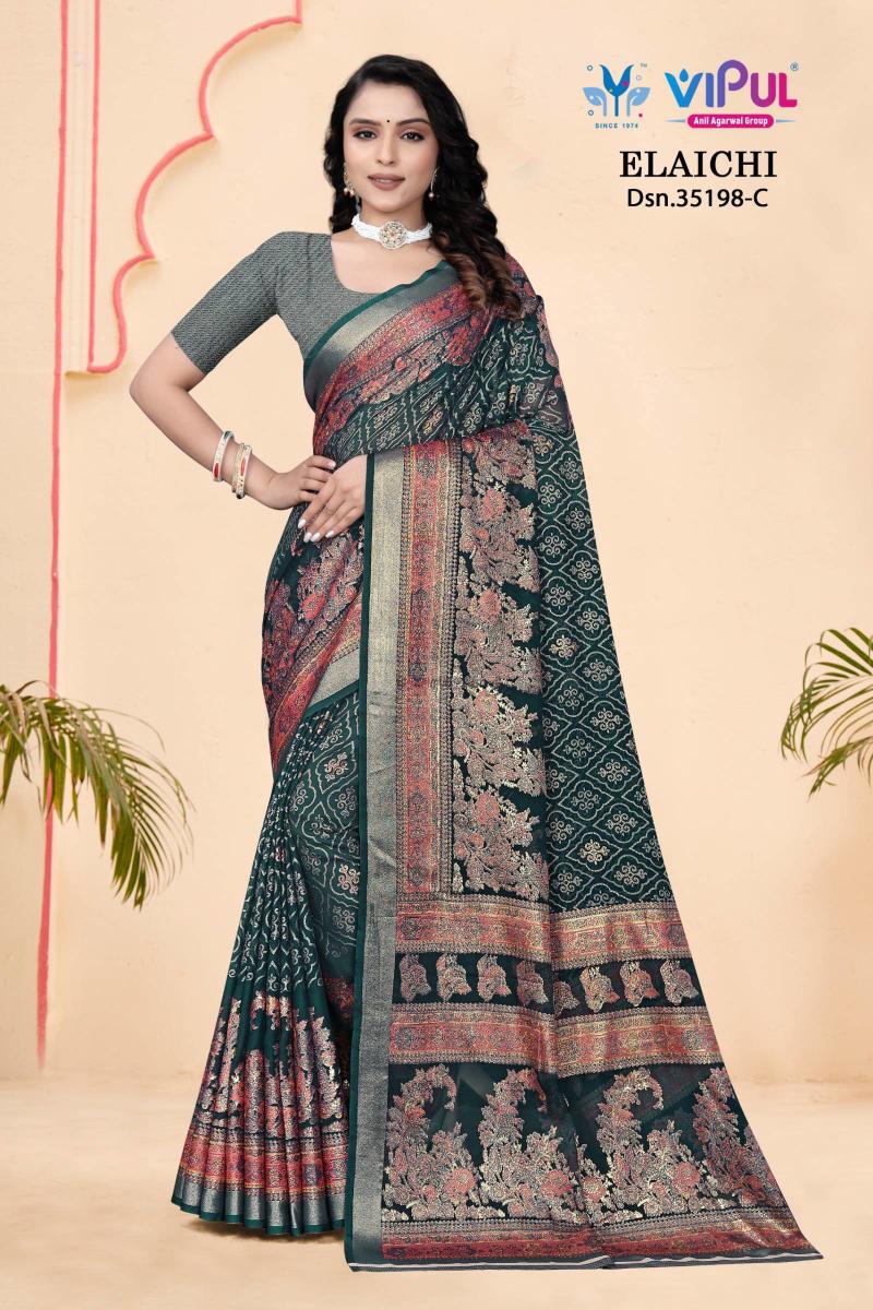 Vipul Elaichi 35226 A To D Kolkata wholesale saree market