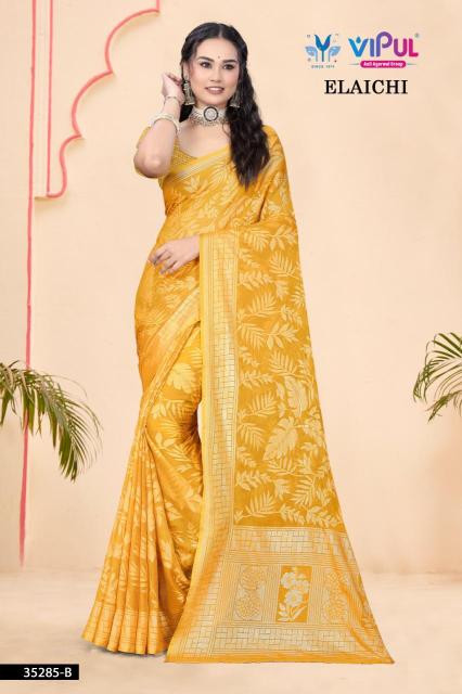 Vipul elaichi d.no 35285 Buy Sarees online in Surat