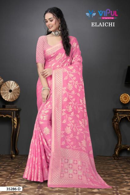 Vipul elaichi d.no 35286 Online Saree shopping in Surat