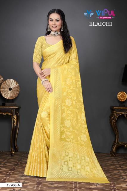 Vipul elaichi d.no 35286 Online Saree shopping in Surat