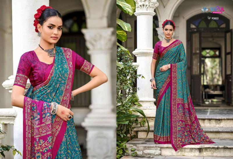 Vipul Heritage Silk Vol 13 Saree wholesale in Hyderabad