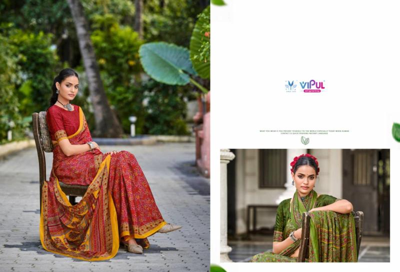 Vipul Heritage Silk Vol 13 Saree wholesale in Hyderabad