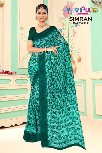 Vipul simran d.no 35239 Wholesale saree market in South Mumbai