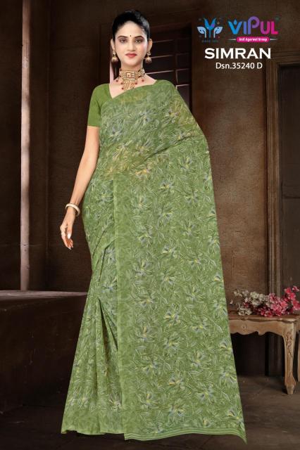 Vipul simran d.no 35240  Mumbai saree wholesale online