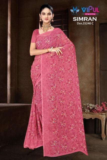 Vipul simran d.no 35240  Mumbai saree wholesale online