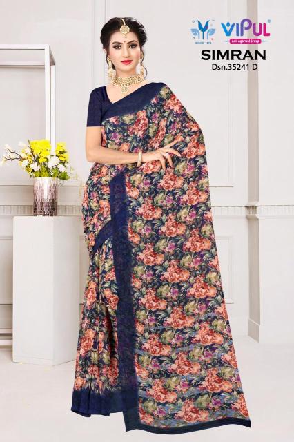 Vipul simran d.no 35241 Saree manufacturers in Mumbai