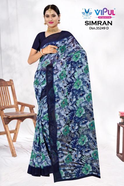 Vipul simran d.no 35249 Saree wholesalers in Mumbai