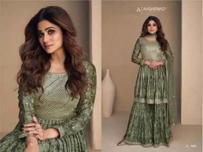 Aashirwad flower x shamita  Surat salwar kameez wholesale market