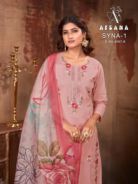 Afsana sayna vol-1 Fancy salwar kameez manufacturers in Hyderabad