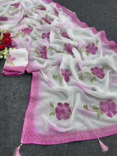 Akshara brush‑painted Wholesale saree online shopping