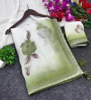 Akshara brush‑painted Wholesale saree online shopping