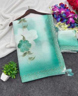 Akshara brush‑painted Wholesale saree online shopping