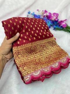 Akshara crepe khadi silk Surat wholesale saree manufacturers
