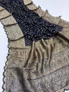 Akshara crepe khadi silk Surat wholesale saree manufacturers