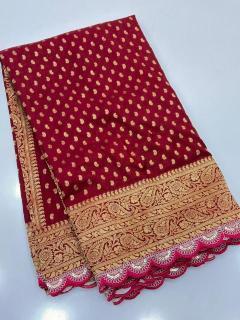 Akshara crepe khadi silk Surat wholesale saree manufacturers