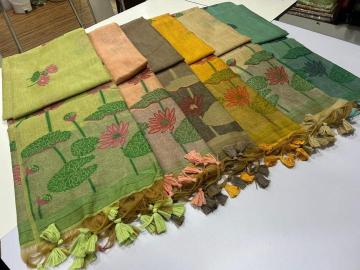 Akshara muga cotton Wholesale sarees in Hyderabad