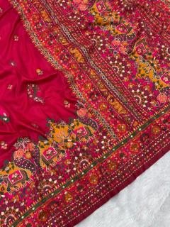 Akshara rajwadi pashmina Saree manufacturers in India