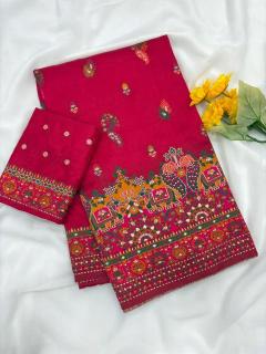 Akshara rajwadi pashmina Saree manufacturers in India