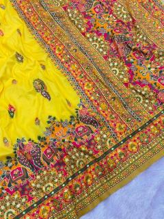 Akshara rajwadi pashmina Saree manufacturers in India