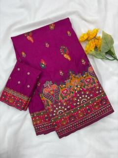 Akshara rajwadi pashmina Saree manufacturers in India