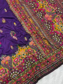 Akshara rajwadi pashmina Saree manufacturers in India
