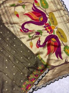 Akshara silk paithani Saree manufacturer in India