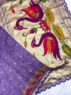 Akshara silk paithani Saree manufacturer in India