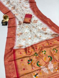 Akshara soft paithani silk Indian sarees wholesale