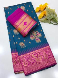 Akshara soft paithani silk Indian sarees wholesale
