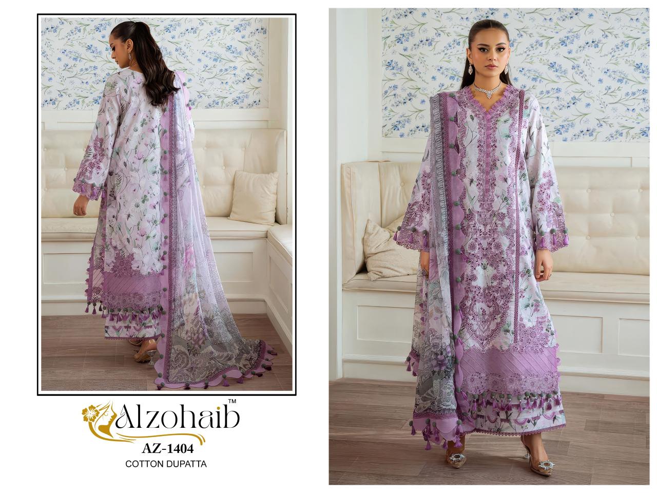Alzohaib Riwayat Vol 2 Chiffon Dupatta Affordable Salwar Kameez wholesale