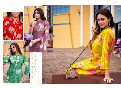 Ashwath sia printed coord set  Branded kurtis distributors in Delhi