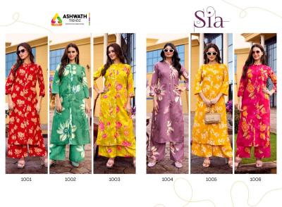 Ashwath sia printed coord set  Branded kurtis distributors in Delhi