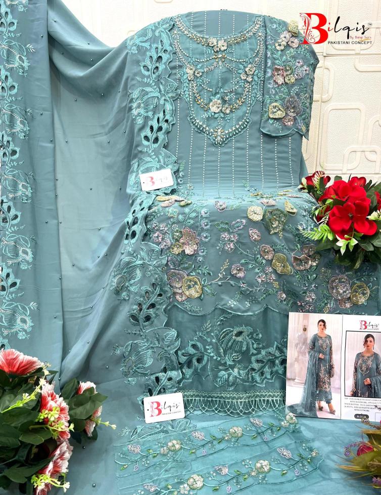 Bilqis B-217 A TO D Designer Salwar Kameez in hydrabad