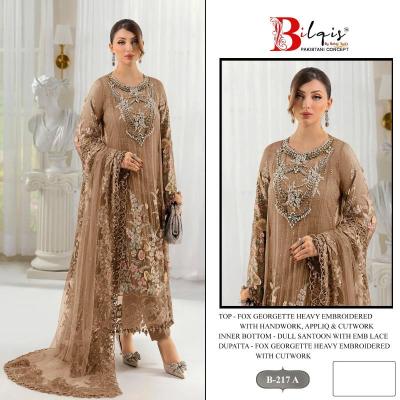 Bilqis B-217 A TO D Designer Salwar Kameez in hydrabad