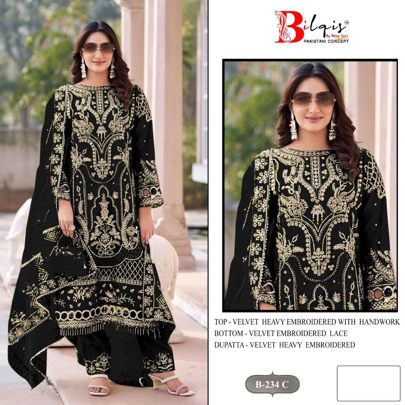 Bilqis B 234 A To D Salwar Kameez wholesale market in Bangalore